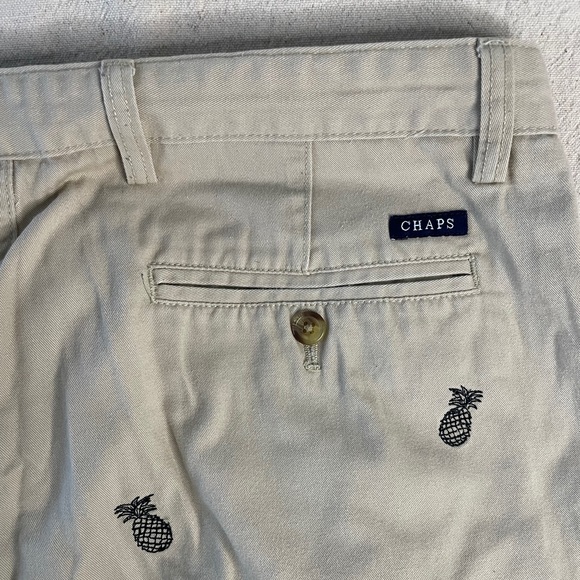 Beloved Pineapple shorts Chaps Mens 36 - Picture 2 of 4